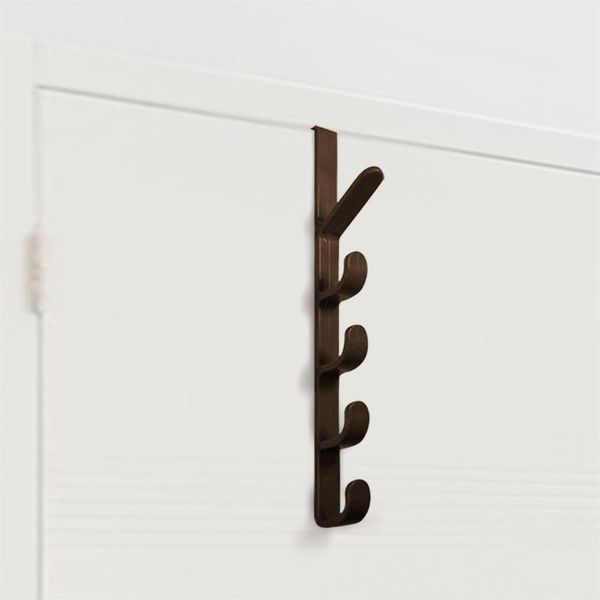 

hooks & rails bedroom door hanger clothes hanging rack plastic home storage organization over the purse holder for bags