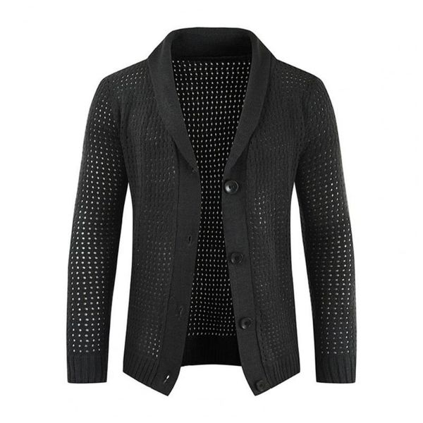 

men's sweaters sweater casual autumn long sleeve solid knit cardigan 2021 fashion turn-down collar loose buttoned coat, White;black