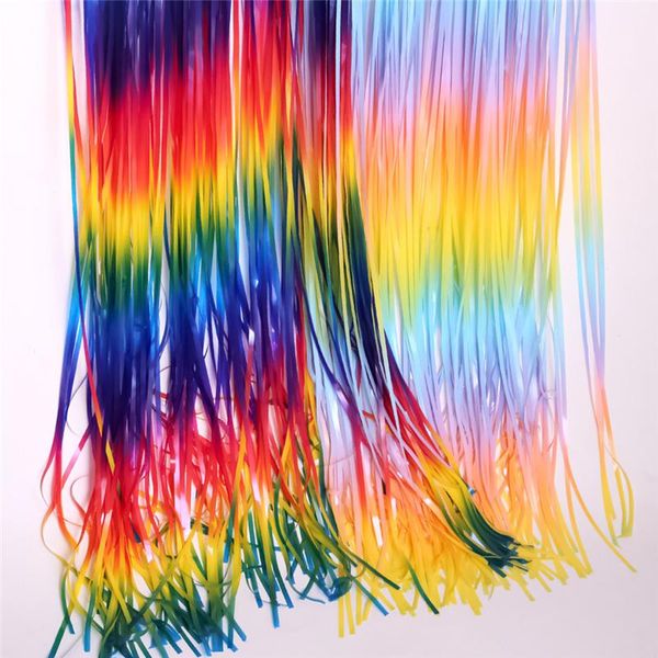 

party decoration macaron fringe tinsel curtain wedding birthday backdrop curtains baby shower po booth wall drapes