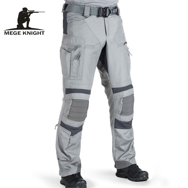

mege tactical pants military us army cargo pants work clothes combat uniform paintball multi pockets tactical clothes dropship 210714, Black