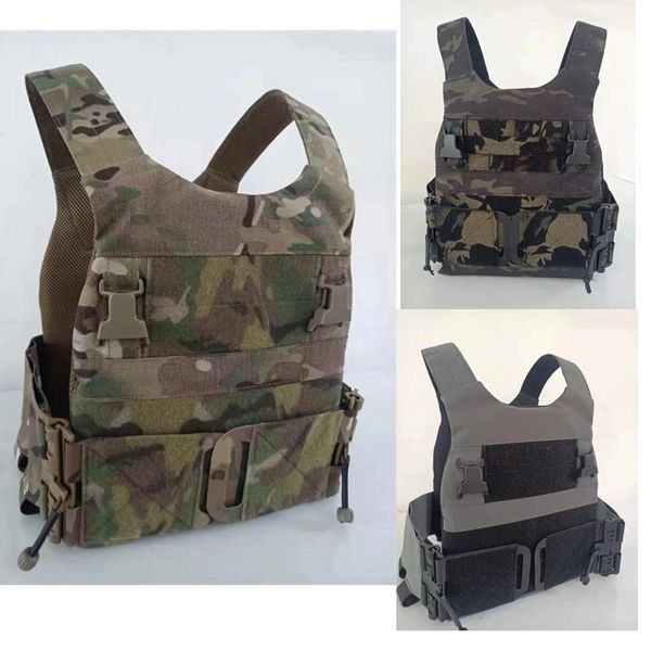 

outdoor sports tactical laser fcsk ii lightweight vest hunting jackets, Camo;black