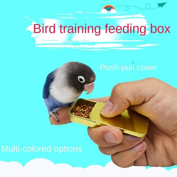 

other bird supplies parrot training jar special food push-pull container starter