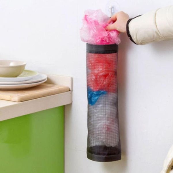 

clothing & wardrobe storage home grocery bag holder wall mount dispenser plastic kitchen organizer hanging garbage #y2