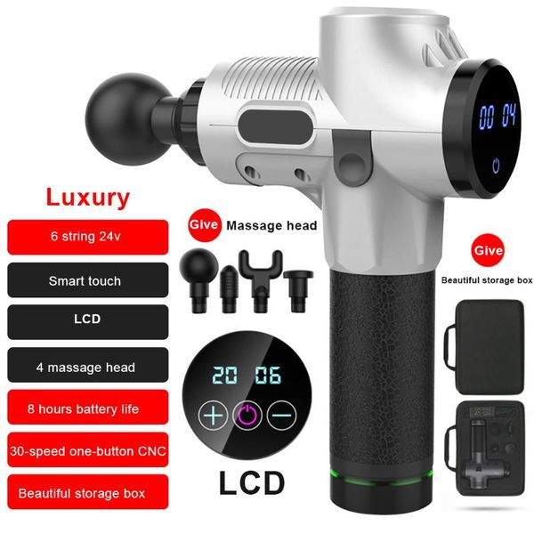 

massage gun professional fascial sport relaxation fitness ems muscle stimulator handheld massager