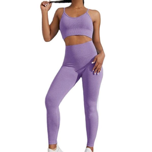 

yoga outfit 2 piece set women sportwear gym clothing fitness bra and leggings workout sports suit seamless suits