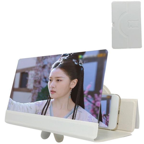 

cell phone mounts & holders 8 inch folding mobile 5d hd screen magnifier stand bracket