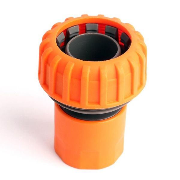 

1'' water hose quick connectors garden tubing fittings orange durable irrigation repair joint accessories watering equipments