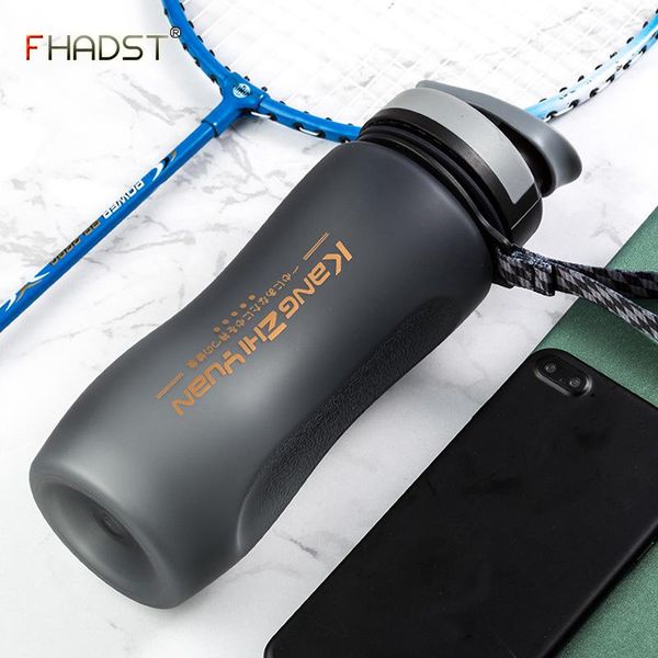 

water bottles 600ml sports plastic drinkware portable space travel bottle shaker camping hiking bpa gift