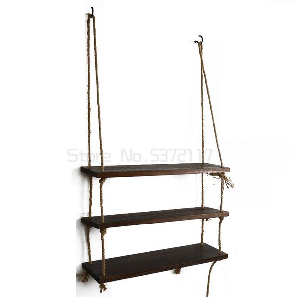 

hooks & rails wall mounted wooden shelf bookshelf decorative