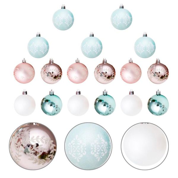 

party decoration 30pcs christmas tree colored drawing (rose gold)
