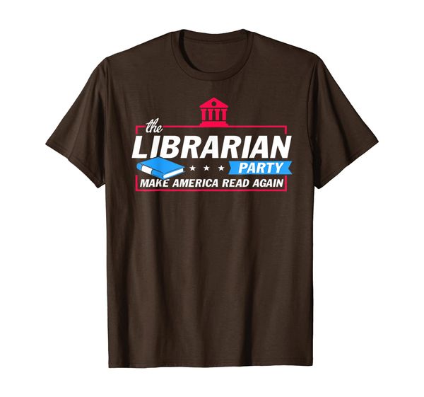 

The Librarian Party Make America Read Again Funny Gifts T-Shirt, Mainly pictures