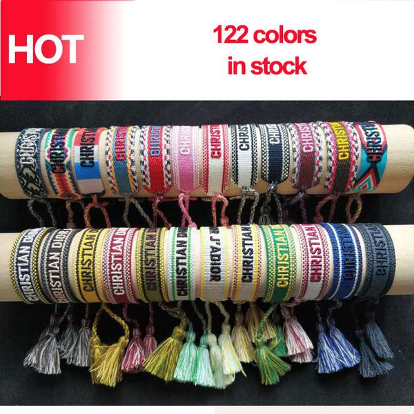 

souvenirs woven bracelet d letter summer popular knitting women's tassel hand rope
