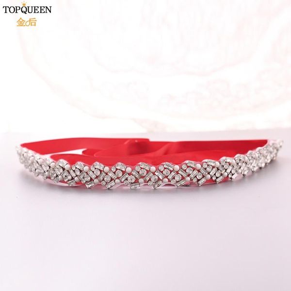 

wedding sashes ueen s432 dress belts rhinestone crystal belt bridal sash formal silver appliques for dresses, White
