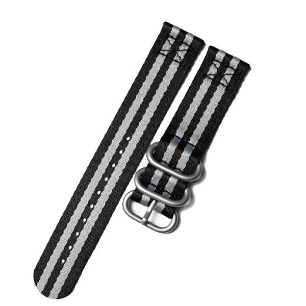 

watch bands jl band soft nylon strap 20mm 22mm 220mm grey black blue, Black;brown