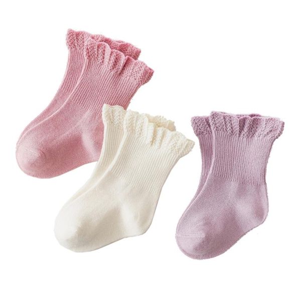 

pairs baby socks children girls autumn winter warm sock clothes accessories, Pink;yellow