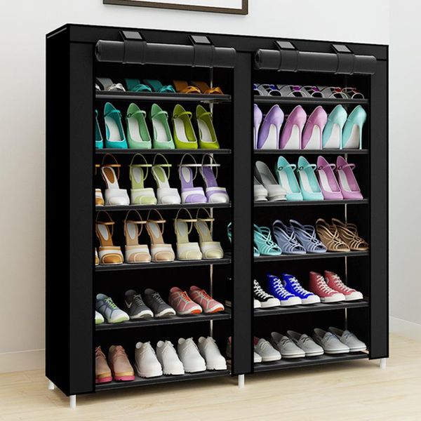 

pairs shoes storage non woven fabric rack organizer clothing & wardrobe