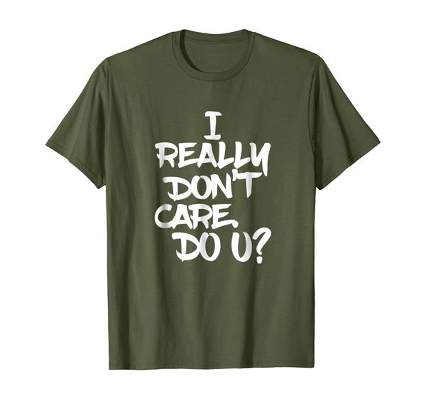 

i really don't care - do u t-shirt, White;black