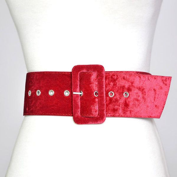 

belts wide belt female dress decorate waistband fashion silver pin buckle velvet party black flannel women design, Black;brown