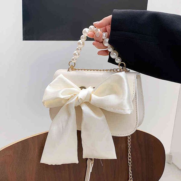 

summer small fresh bag women's 2021 fashion chain menger net red silk scarf square