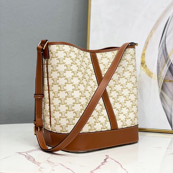 

designer handbag 2021 cross lisa same style triumphal arch bucket bag