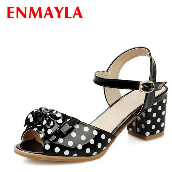 

women fashion sweet sandals shoes butterfly-knot buckel strap summer low heels big size 34-43, Black