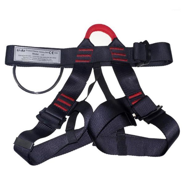 

cords, slings and webbing outdoor climbing harness protect waist safety national standard half body belt for downhill mountaineering1