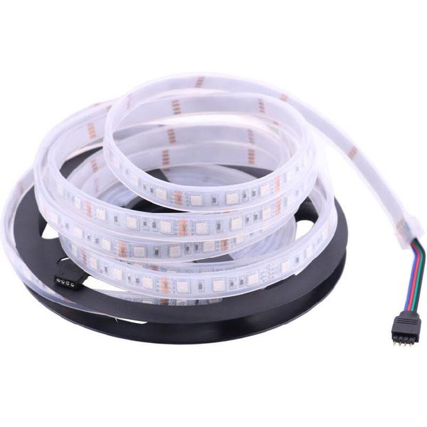 

waterproof led rgb strip light smd flexible tube lamp 60l/m 5m 10m 15m 20m kit 24 key ir remote control 10pcs strips