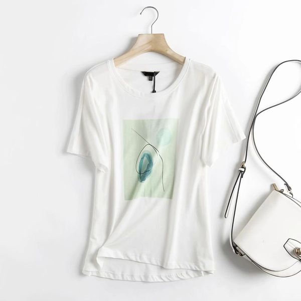 

women's t-shirt summer women short sleeve printing white casual ladies cotton tees classic fashion harajuku female t shirts