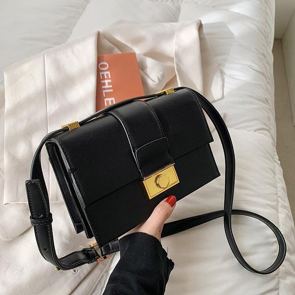 

evening bags ladies shoulder bag 2021 fashion solid color western style single messenger small square female