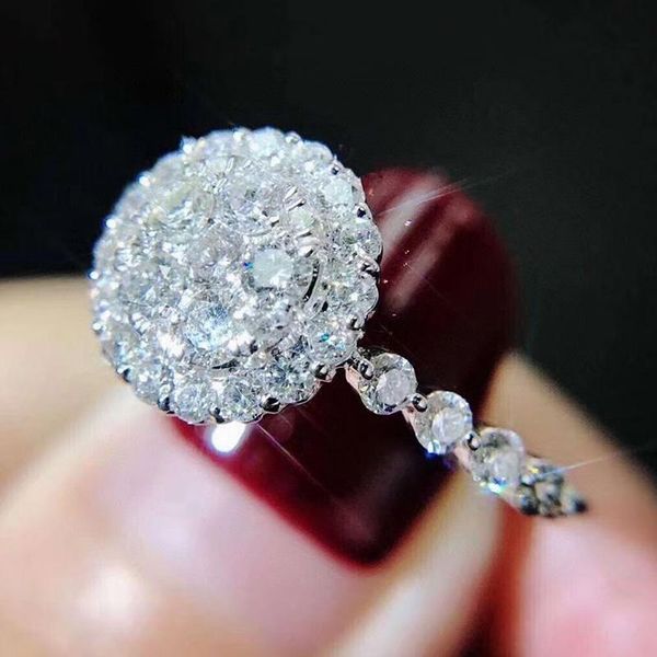 

wedding rings caoshi delicate women's with dazzling zirconia aesthetic engagement bands accessories exquisite bride jewelry gift, Slivery;golden