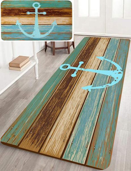 

carpets nautical anchor 3d print rug bath mat vintage rugs anti-slip kitchen bathroom floor carpet home decor