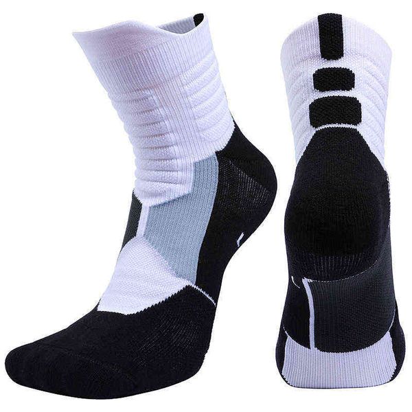 

brothock professional deodorant basketball socks quick drying thick custom elite breathable sports socks towel bottom stockings y1201, Black