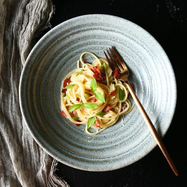 

bowls antowall salad bowl ceramic noodle deep plate pasta cold procelain nordic wholesale