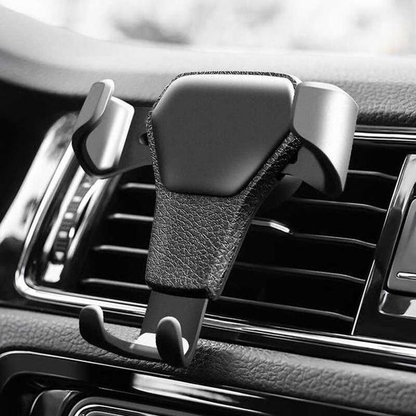 

car mount phone holder multi-function vehcar air vent gravity univericle navigation frame suction cup (black) cell mounts & holders