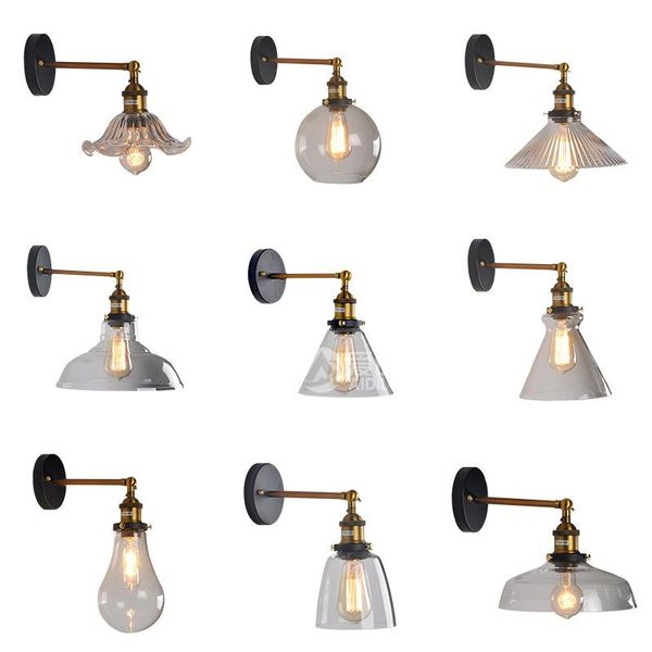 

nordic decoration home crystal wall lights led bedroom light bedside aisle living room lamp