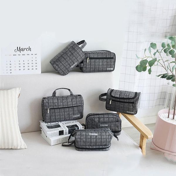 

multifunction travel waterproof cosmetic bag women's men makeup essential toiletry kit wash handbag accessories supplies bags & cases