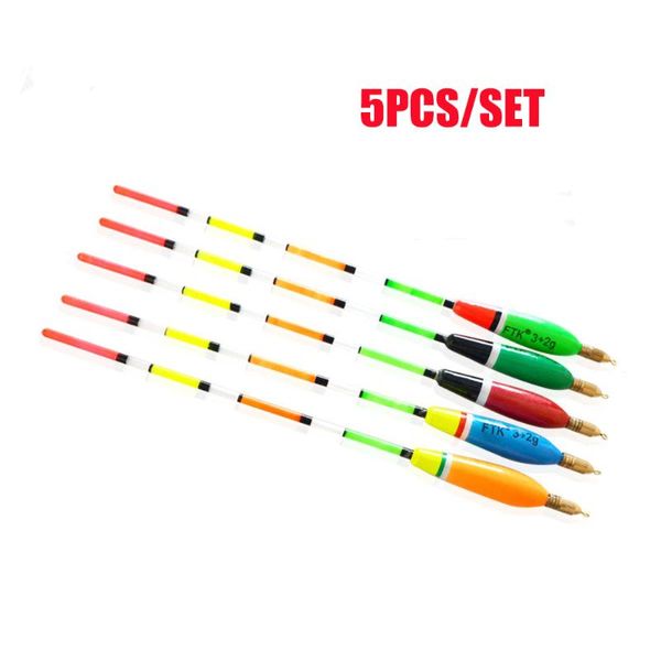 

5pcs/set barguzinsky fir bobber fishing float 3+2g 4+2g 5+2g 6+2g copper lead ocean rock buoy floats carp tackle accessories