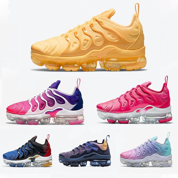 

toddler babys kids tn plus vm pastel yellow cushion running shoes infants aqua sports surface breathable se live together play pink to purpl, Black