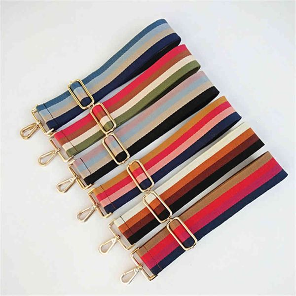 

women handbags strap nylon striped woven for crossbody shoulder bag belts handbag accessories parts, Black