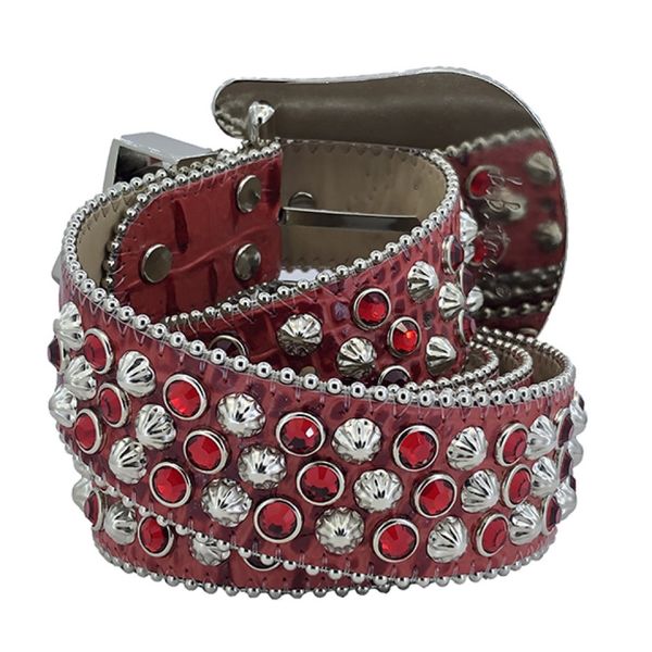 cintura 110 BB Simon Cintura con strass con strass scintillanti per cinture firmate da uomo e donna come compleanno cap