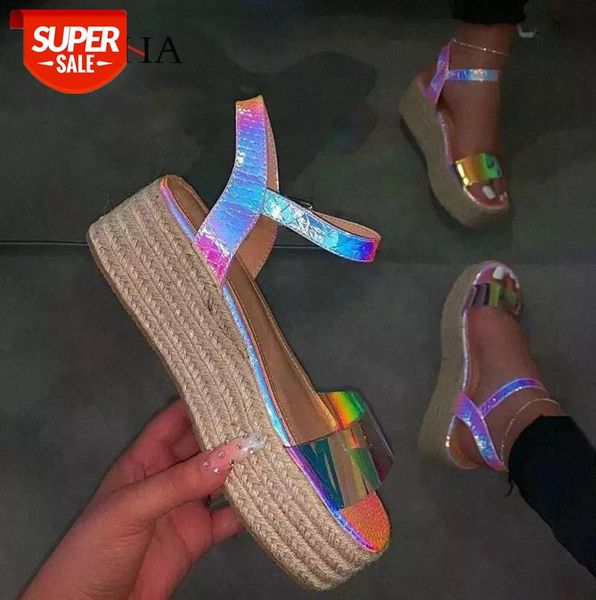 

summer sandals women 2021 increase platform sandals female shoes woman high heels plus size women shoes sandalias mujer #bl4c, Black