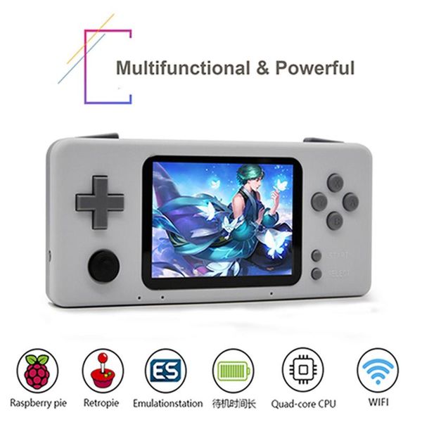 

game controllers & joysticks portable 3.2 inch ips rocker handheld console for raspberry pi cm3 module support wifi arcade gamepad 3500ma ba