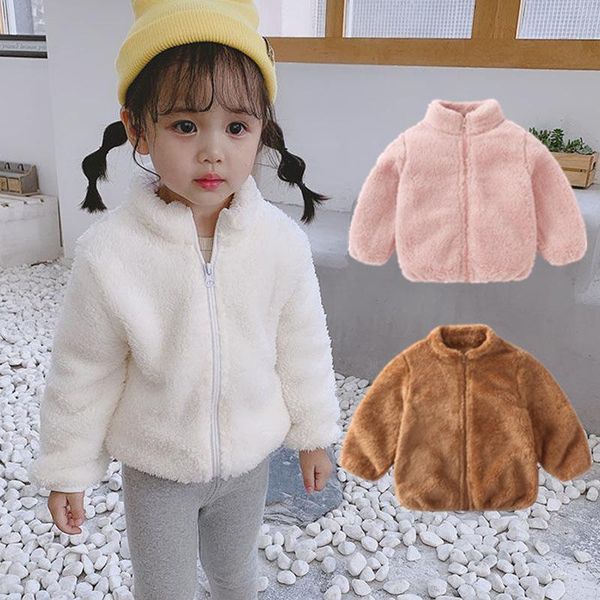 

jackets promotion warm baby girls boy coat autumn winter kids flannel jacket for babies double-sided fleece children's clothing, Blue;gray