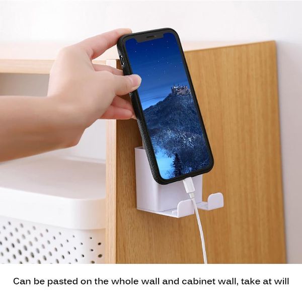 

box wall mounted organizer storage for remote control air conditioner stand holder office home organization cell phone mounts & holders