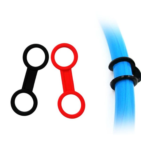 

pool & accessories 2 pcs / set soft silicone loop style snorkel keeper diving gear