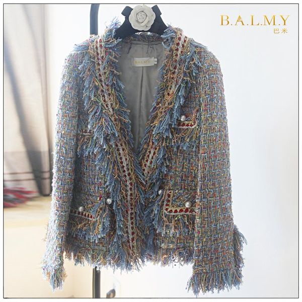 

women's jackets autumn and winter style is a small lady coat, Black;brown