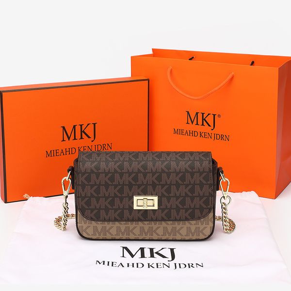 

mkj bag store 2021 foreign style small square fashion women's one shoulder