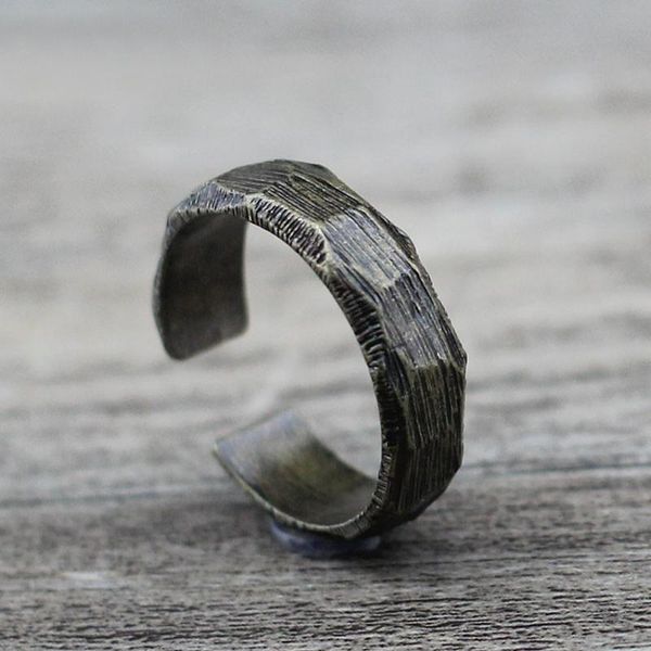 

cluster rings tamgyin retro bronze ring casual punk style ppersonality adjustable men's men fashion jewelry for women gift, Golden;silver