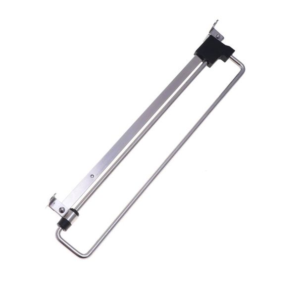

hangers & racks stainless steel retractable wardrobe rail clothes hanger towel coat closet rod (simplified type,silver,300mm)