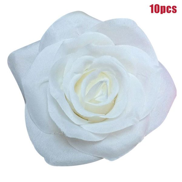 

economical 10pcs artificial silk flowers fake rose simulation flower head only home decoration wedding festival decor 8cm d decorative & wre